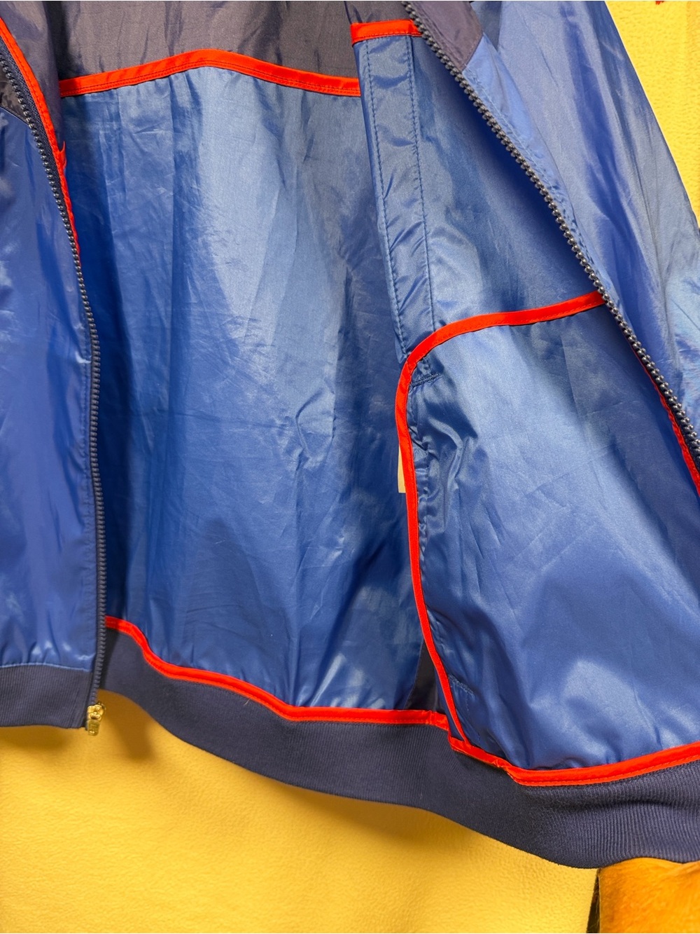 Nike Kids Blue Two-Tone Hooded Rain Jacket - Picture 5 of 6